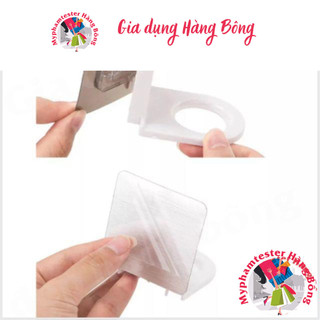Giá treo bình dầu dán cường lực