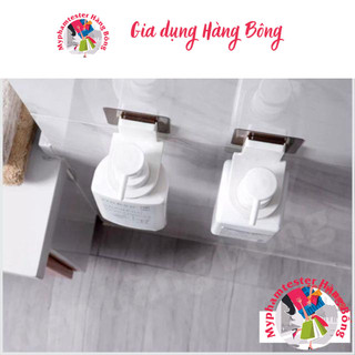 Giá treo bình dầu dán cường lực