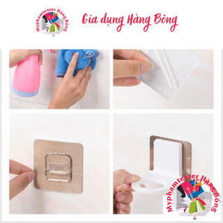 Giá treo bình dầu dán cường lực