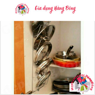 Giá cài vung nồi inox 6 tầng