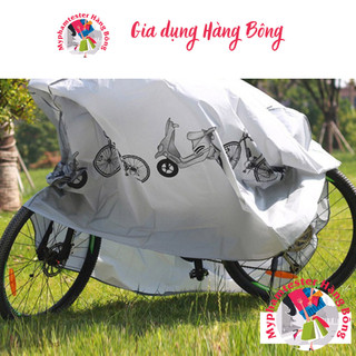 Bạt phủ xe máy, xe đạp tiện dụng