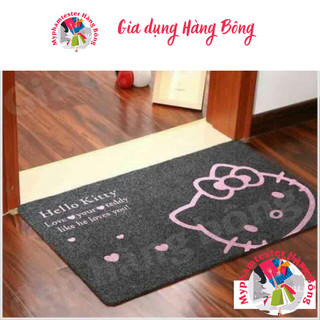 Thảm nỉ chống trượt Hello Kitty