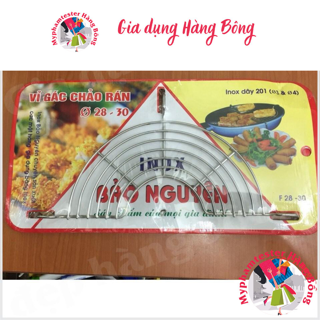 Gác chảo ráo mỡ inox