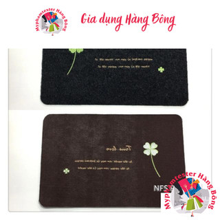 Thảm len nỉ đế cao su chống trượt