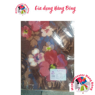 Thảm lau chân in hoa