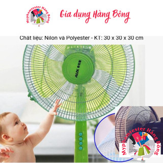 Lưới Phủ Trùm Bọc Quạt - Chống Thò Tay An Toàn Cho Bé - Sạch Sẽ