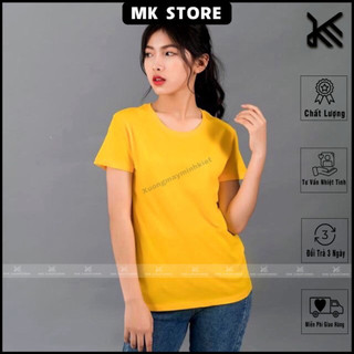 Áo Thun Trơn Vàng Bò, Áo phông ngắn tay Unisex Chất Vải Poly Mềm mịn, Thoáng mát (TT21)