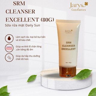 Sữa rửa mặt trắng da SRM Cleanser Excellent (80g) Xe khít lỗ chân lông và cân bằng độ ẩm
