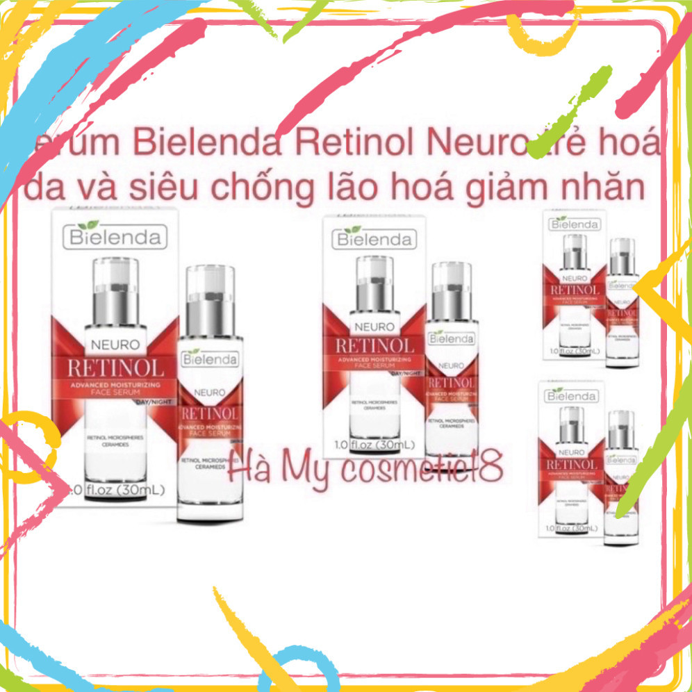 {loại 1} Serum Bielenda Neuro Retinol Đỏ