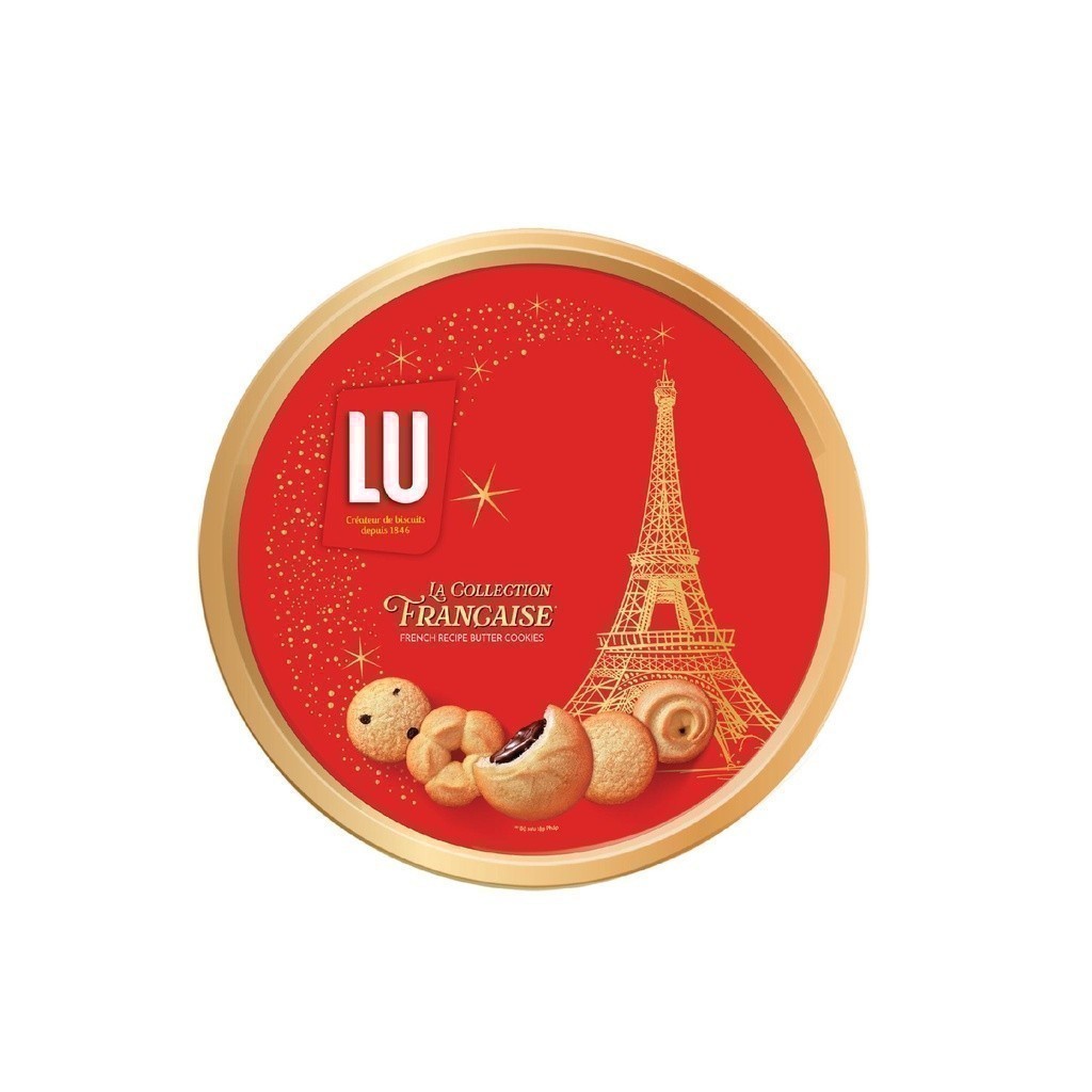 Bánh quy bơ thập cẩm công thức Pháp LU, hộp 180g