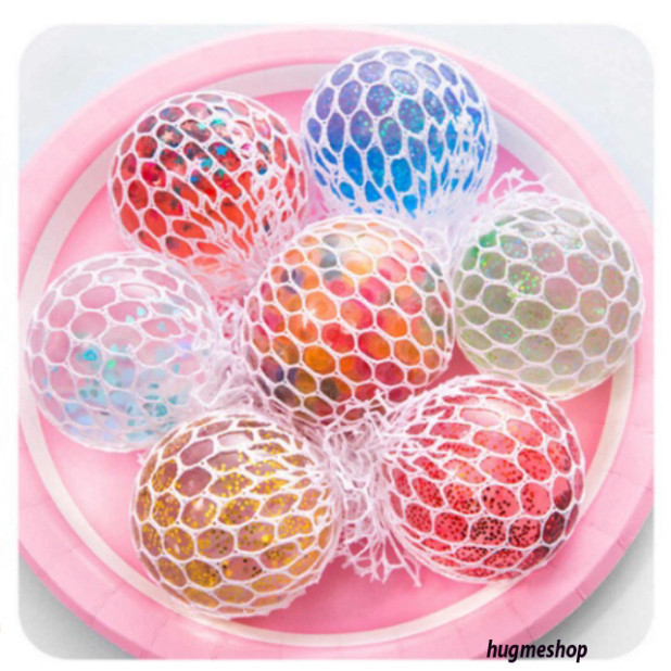 Bóng Lưới Slime HẠT NỞ - Trứng Lưới Squishy HẠT NỞ