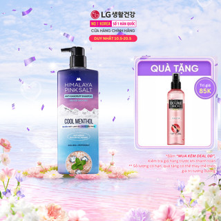 Dầu gội sạch gàu muối hồng Ngăn Ngừa Gàu, Giảm Ngứa Himalaya Pink Salt mát lạnh bạc hà 650ml
