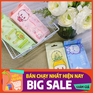 Khăn giấy ướt mini bịch 8 gói