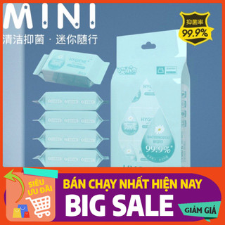 Khăn giấy ướt mini bịch 8 gói