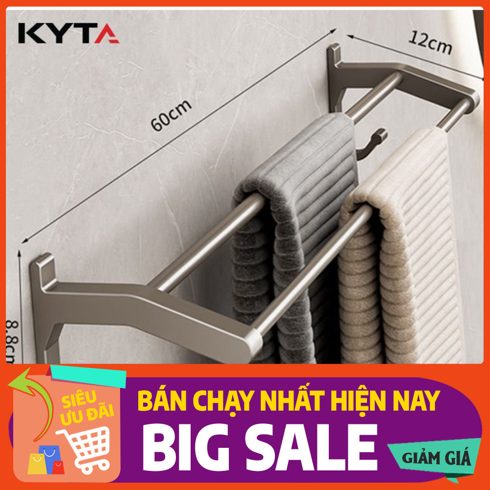 Giá Treo Khăn Nhà Tắm KYTA K81360 hợp kim nhôm không han rỉ