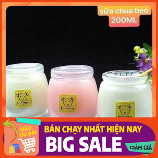 Hũ sữa chua béo thuỷ tinh 200ml