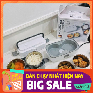 Hộp cơm điện 2 tầng 4 ngăn inox giữ nhiệt cực tốt