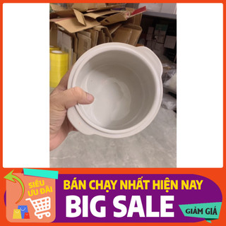 Thố Sứ Cho Nồi Nấu Cháo Chậm Dung Tích 1 Lít Kèm Nắp Tiện Lợi