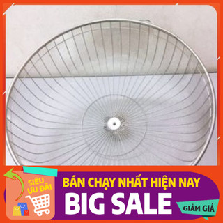 Lồng bàn tròn inox bao lưới đường kính 50cm