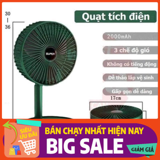 Quạt tích điện gấp gọn