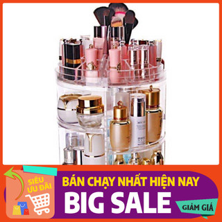 Kệ mỹ phẩm xoay 360 độ