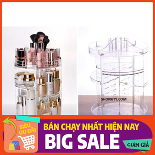 Kệ mỹ phẩm xoay 360 độ