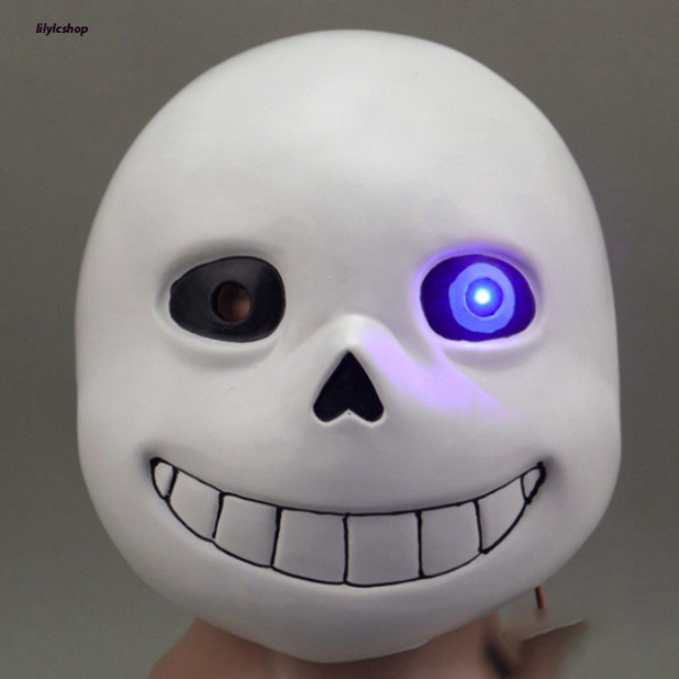Mặt nạ đầu mắt xanh Hot Game Undertale Sans mặt nạ cá mặt nạ hacker hacker