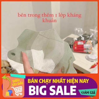 Túi 10 Chiếc Khẩu trang 6D UNICARE Pro Mask Khẩu trang 3 Lớp Kháng Khuẩn 6 Màu Thời Trang không đau tai, mềm mại