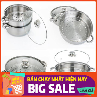 Nồi hấp inox cao cấp (LOẠI 2 TẦNG)
