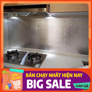 Giấy bạc dán bếp kích thước daif 3m rộng 60cm