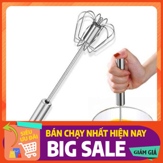 Cây đánh trứng inox bằng tay chắc chắn