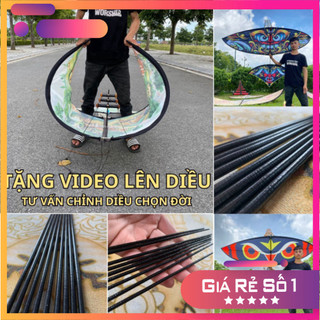 Nan diều 1m5 2m5 3m5 khung diều sáo 4m5 tím vip Diều sáo tb >> Diều sáo mini