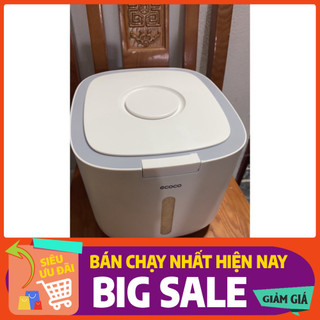 Thùng Đựng Gạo ECOCO Cao Cấp 5Kg 10Kg Hộp Đựng Gạo Có Viền Silicon Chống Ẩm Chống Mối Mọt