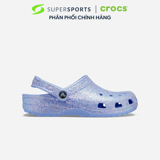 Giày clog unisex crocs glitter classic - 205942-5q6