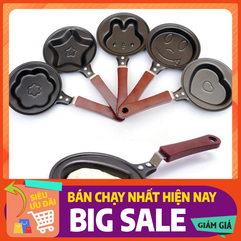 Chảo chiên trứng khuôn hình ngộ nghĩnh dùng được bếp từ
