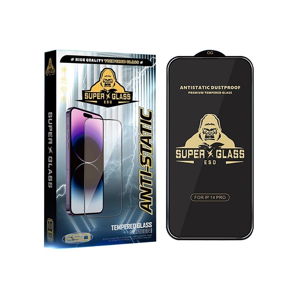 Kính Cường Lực iPhone KingKong Super Glas Full Màn Cao Cấp, Siêu Cứng - iP 6/6s/7/8/Plus/X/XS/XR/11/12/13/14/15/Pro/Max