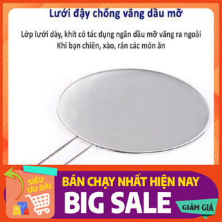 Nắp chảo chống mỡ bắn size 29cm