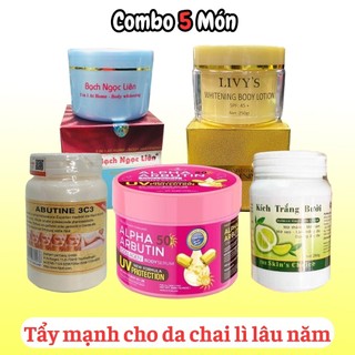 Combo kem dưỡng body trắng Cho da chai lì lâu năm