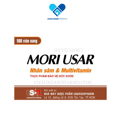 MORI USAR Nhân Sâm &amp; Multivitamin