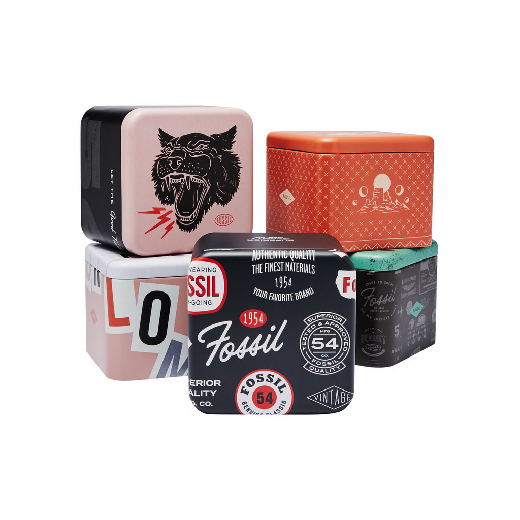 Đồng hồ nữ Fossil Carlie dây da, mặt 28 MM, màu nâu, ES5297