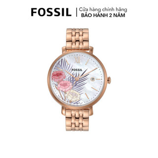 Đồng hồ nữ Fossil Jacqueline dây kim loại, mặt 36 MM, màu vàng hồng, ES5275