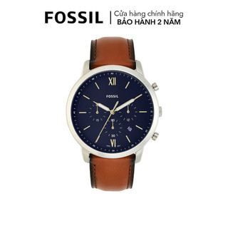 Đồng hồ nam fossil neutra dây da, mặt 44 mm, màu nâu, fs5453