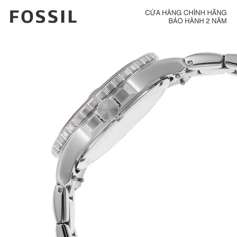 Đồng hồ nam Fossil Fb-01 dây kim loại, mặt 42 MM, màu bạc, FS5657