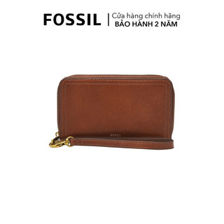 Ví nữ da thật Fossil Logan Clutch SL6386200 - ví dài - màu nâu