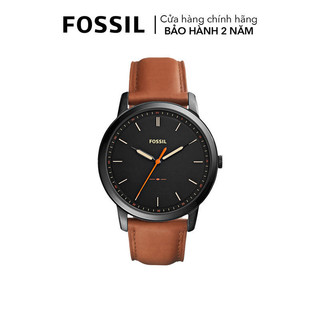 Đồng hồ nam Fossil The Minimalist 3H dây da, mặt 44 MM, màu nâu, FS5305