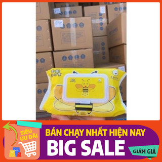 Khăn giấy ướt kháng khuẩn con vịt vàng loại 80 tờ hàng nội địa trung cao cấp