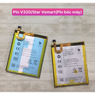 Pin Vsmart star,v320a cũ bóc máy ,dùng để thay thế