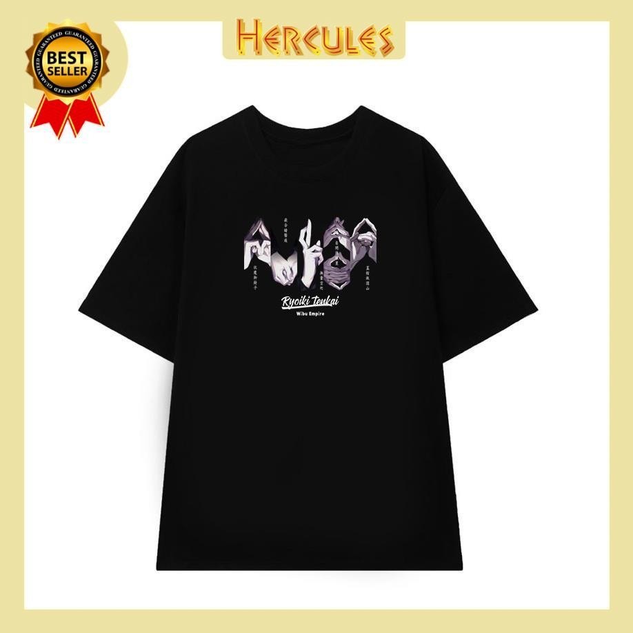 Áo Thun Thủ Ấn Ryoiki Tenkai, Áo Anime/Manga Jujutsu Kaisen full size unisex.