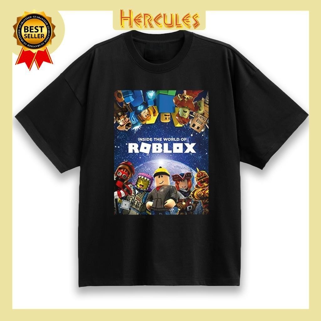 Áo thun cho bé roblox, 4 màu, có size người lớn, áo thun trẻ em