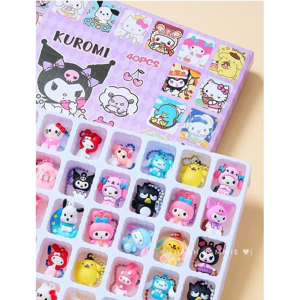 SET BOX 40 MÓN ĐỒ CHƠI KUROMI BÍ MẬT